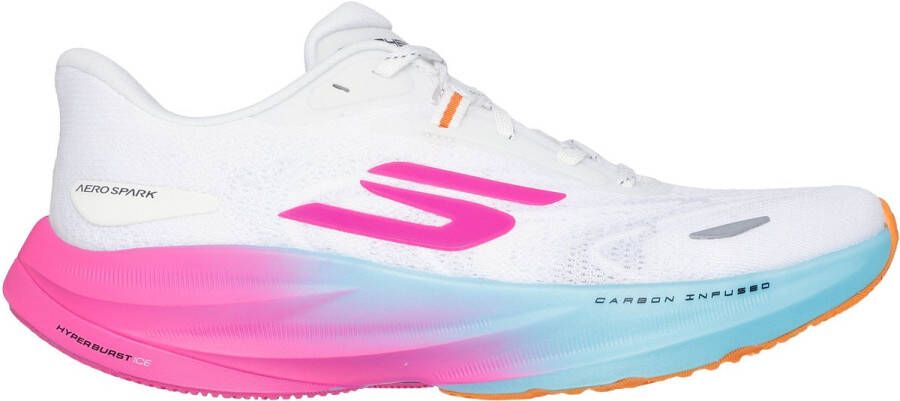 Skechers Go Run Ride 12 Dames Sportschoenen Wit