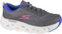 Skechers Go Run Swirl Tech 128791-GRY Vrouwen Grijs Hardloopschoenen - Thumbnail 1