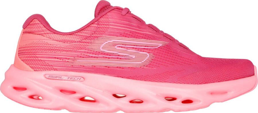 Skechers Go Run Swirl Tech Speed Ult Dames Sneakers Roze