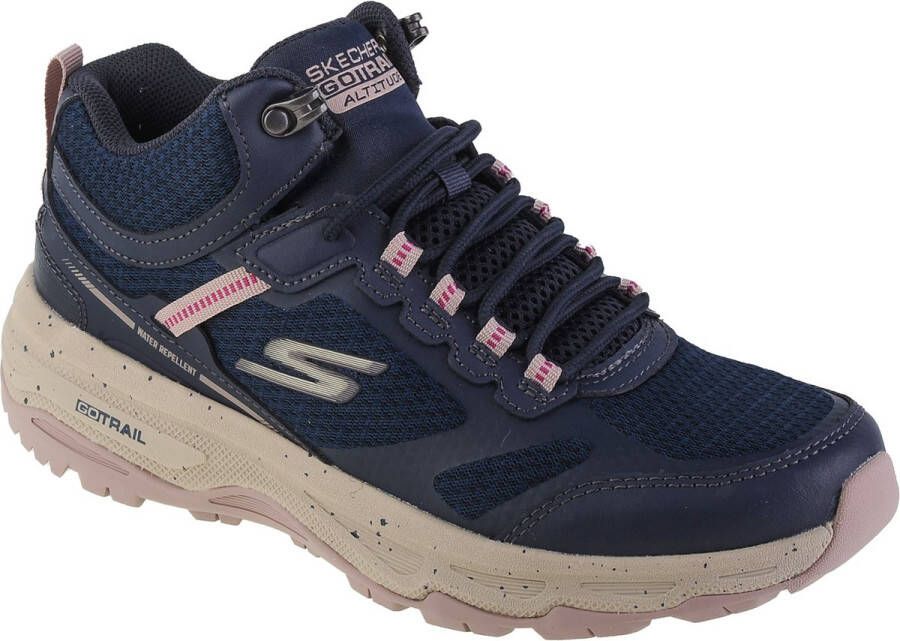 Skechers Go Run Trail Altitude Highly Elevated 128206-NVPK Vrouwen Marineblauw Trekkingschoenen