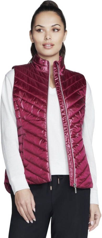 Skechers GO Shield Shine Vest Vrouwen Roze Mouwloos
