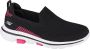 Skechers Go Walk 5 Clearly Comfy 302027L-BKPK voor meisje Zwart Sneakers Sportschoenen - Thumbnail 1