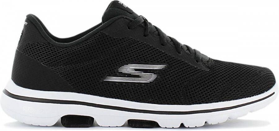 Skechers Go Walk 5 Lucky Dames Sneakers Zwart