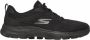 Skechers GO WALK 6 BOLD VISION Black Black - Thumbnail 1