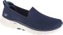 Skechers Go Walk 6 Clear Virtue 124505 NVY Vrouwen Marineblauw Sneakers Sportschoenen - Thumbnail 1
