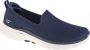 Skechers Go Walk 6 Clear Virtue 124505 NVY Vrouwen Marineblauw Sneakers Sportschoenen - Thumbnail 1