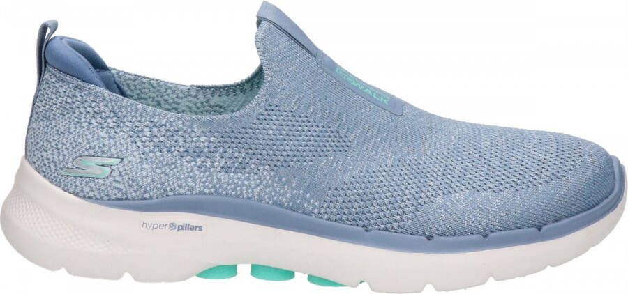 Skechers Slip-on sneakers GO WALK 6 GLIMMERING met zacht verdikt hieldeel