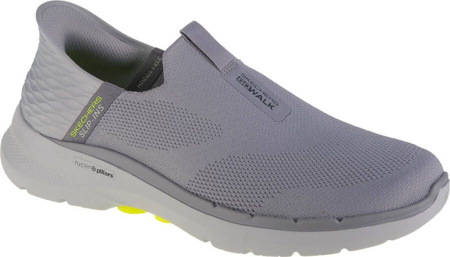 Skechers Go Walk 6 Easy On Slip-ins 216278-GRY Mannen Grijs Sneakers