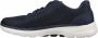 Skechers Go Walk 6 Iconic Vision 124514-NVTQ Vrouwen Marineblauw Sneakers Sportschoenen - Thumbnail 4