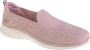 Skechers Go Walk 6 Valerie 124532-MVE Vrouwen Roze Sneakers Sportschoenen - Thumbnail 1