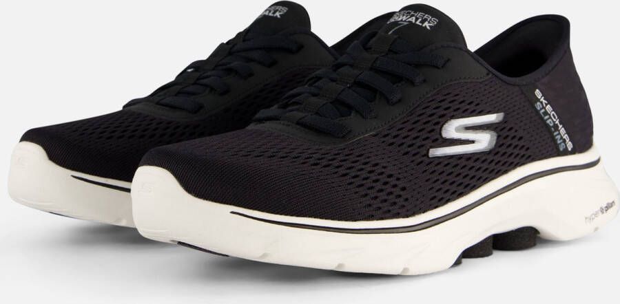 Skechers Slip-ins Go Walk 7 Free Hand 2 Heren Instappers Zwart