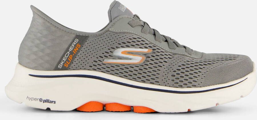 Skechers Slip-ins Go Walk 7 Free Hand 2 Heren Instappers Grijs