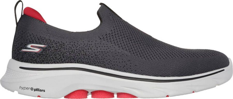 Skechers Go Walk 7 Heren Instappers Grijs Zwart