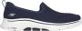 Skechers Go Walk 7 Ivy Dames Instappers Donkerblauw Wit - Thumbnail 3