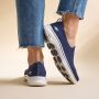 Skechers Go Walk 7 Ivy Dames Instappers Donkerblauw Wit - Thumbnail 1