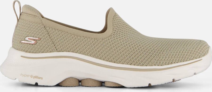Skechers Go Walk 7 Ivy Dames Instappers Taupe