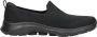 Skechers Go Walk 7 Ivy Dames Instappers Zwart - Thumbnail 2