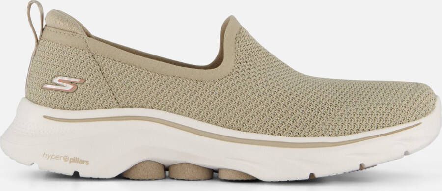 Skechers Go Walk 7 Slip On Instappers beige Dames