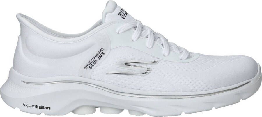 Skechers Go Walk 7 Valin Slip-Ins VEGAN Veterschoen Vrouwen Wit