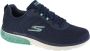 Skechers Go Walk Air 2.0-Dynamic Virtue 124354-NVTQ Vrouwen Marineblauw Sneakers - Thumbnail 1