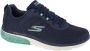 Skechers Go Walk Air 2.0-Dynamic Virtue 124354-NVTQ Vrouwen Marineblauw Sneakers - Thumbnail 6