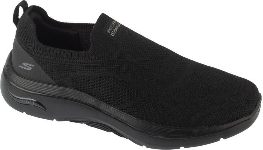 Skechers Go Walk Arch Fit 2.0 Knitte Mannen Zwart Sneakers