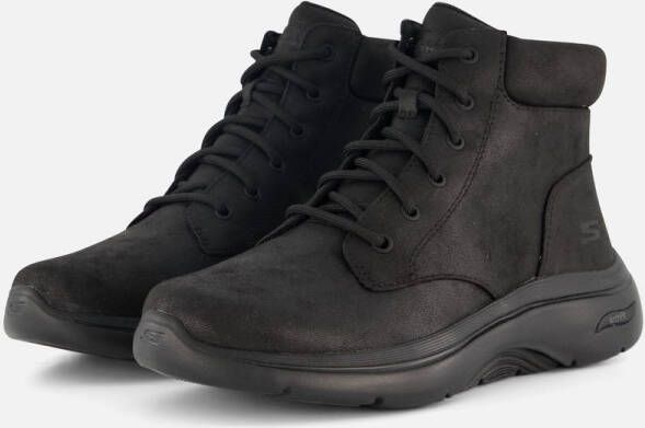 Skechers Go Walk Arch Fit 2.0 dames veterboot Zwart