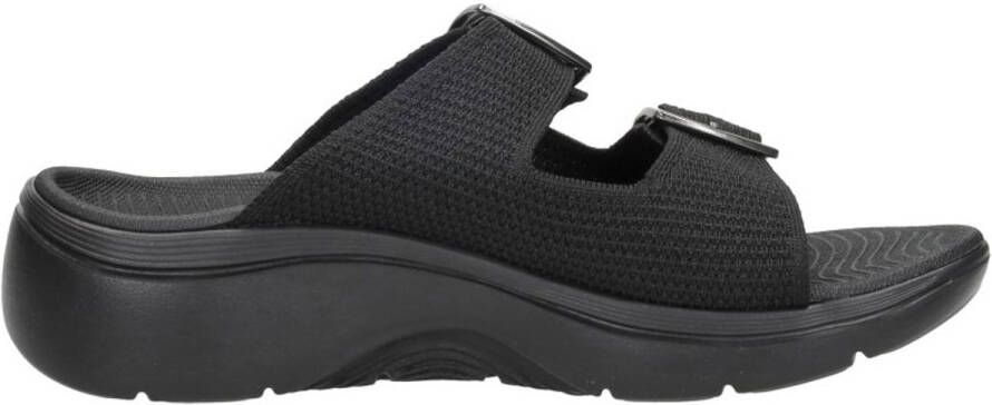Skechers Go Walk Arch Fit 2.0 Zandal-C Dames Sandalen Zwart