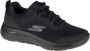 Skechers Go Walk Arch Fit 216116-BBK Mannen Zwart Sneakers - Thumbnail 1