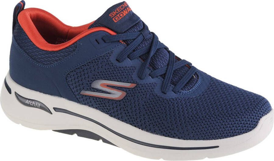 Skechers Go Walk Arch Fit-Clinton 216254-NVY Mannen Marineblauw Sneakers