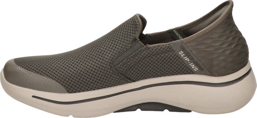 Skechers Slip-ins Go Walk Arch Fit heren instapschoen Taupe