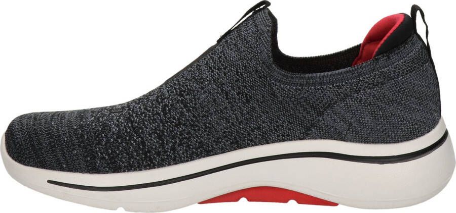 Skechers Go Walk Arch Fit heren sneaker Zwart rood - Foto 4