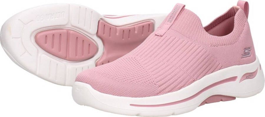 Skechers Go Walk Arch Fit Iconic Sportief roze