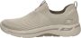 Skechers Go Walk Arch Fit Iconic Sportief taupe - Thumbnail 2