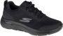 Skechers GO WALK ARCH FIT-IDYLLIC Mens Black Black - Thumbnail 7