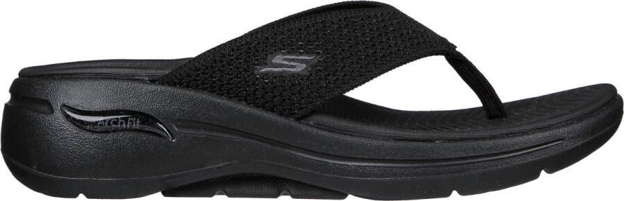 Skechers Go Walk Arch Fit Sandal Lumin Dames Sandalen Zwart