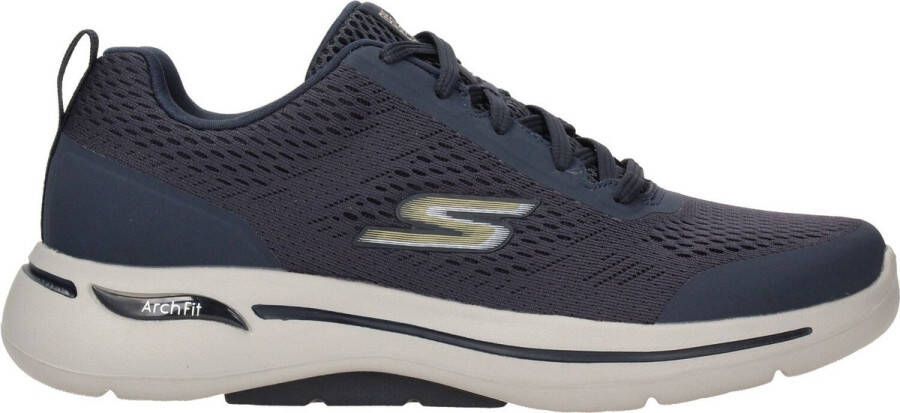 Skechers Go Walk Arch Fit 216116-NVGD Mannen Marineblauw Sneakers