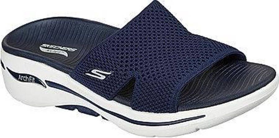 Go Walk Arch Fit Wort Slipper Vrouwen Blauw Maat -