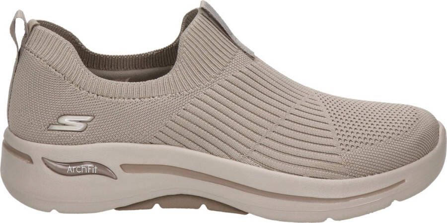 Skechers Go Walk Arch Fit Iconic Sportief taupe