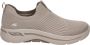 Skechers Go Walk Arch Fit Iconic Sportief taupe - Thumbnail 1