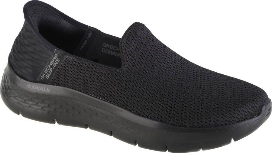 Skechers Go Walk Flex 124963-BBK Vrouwen Zwart Sneaker