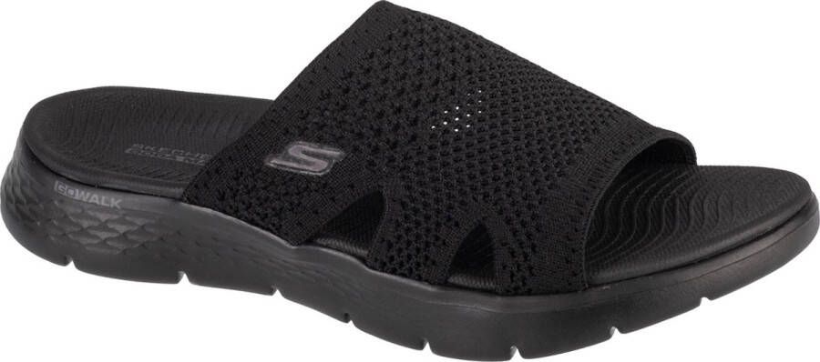 Skechers Slippers GO WALK FLEX SANDAL-ELATION sleehak zomerschoen slippers met goga mat voetbed
