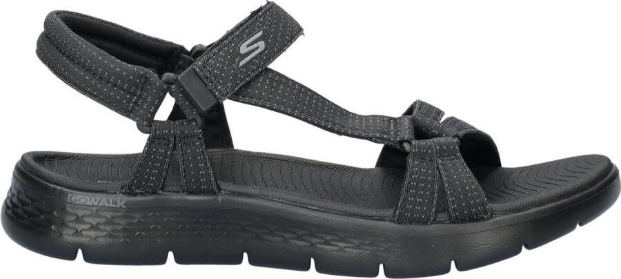 Skechers Sandaal Go Walk Flex sandal Sublime 141451 BBK Zwart Machine Washable