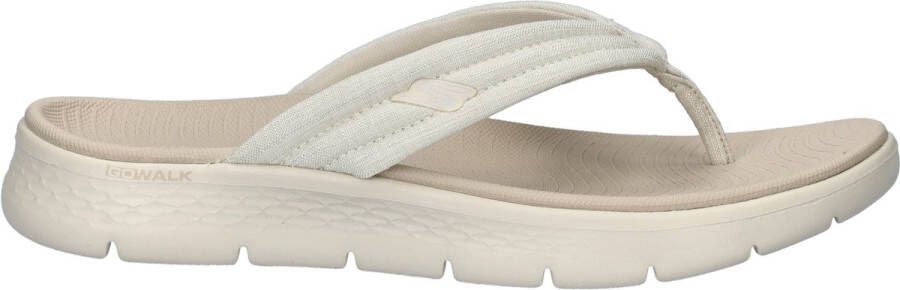 Skechers Go Walk Flex dames teenslipper Off White