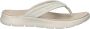 Skechers Go Walk Flex dames teenslipper Off White - Thumbnail 1