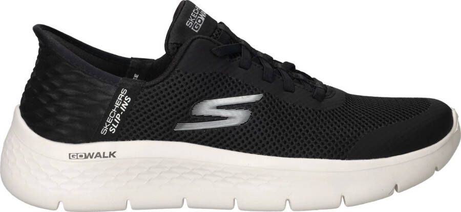 Skechers Slip-ins: GO WALK Flex Grand Entry 124836 BKW Zwart Wit