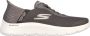 Skechers slip-in go walk flex hardloopschoenen bruin heren - Thumbnail 1