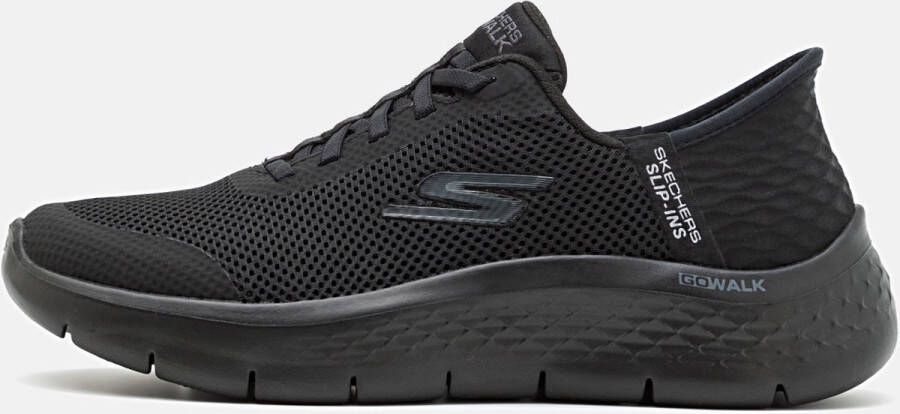 Skechers Slip-ins Go Walk Flex Hands Up Heren Instappers Zwart - Foto 7