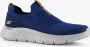 Skechers Go Walk Flex heren sneakers blauw - Thumbnail 3