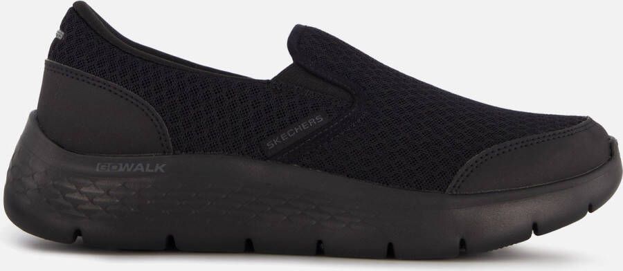 Skechers Go Walk Flex Instappers zwart Textiel